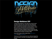 Tablet Screenshot of designmeltdown.com